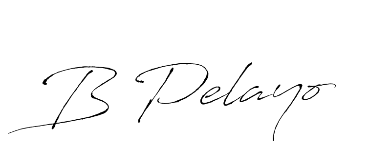 Create a beautiful signature design for name B Pelayo. With this signature (Antro_Vectra) fonts, you can make a handwritten signature for free. B Pelayo signature style 6 images and pictures png