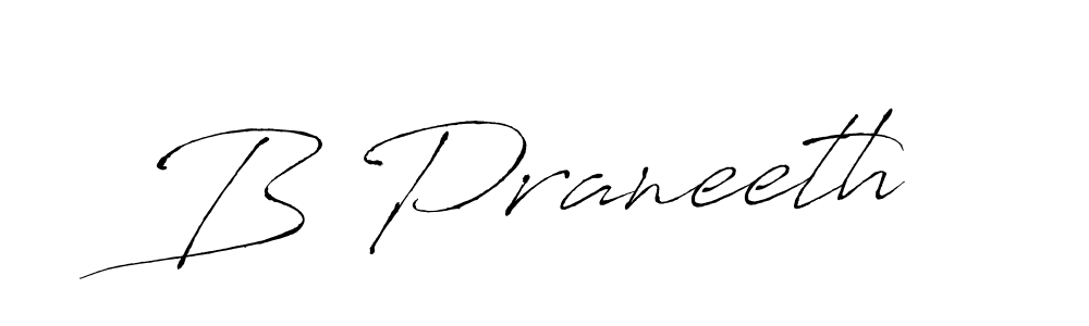 You should practise on your own different ways (Antro_Vectra) to write your name (B Praneeth) in signature. don't let someone else do it for you. B Praneeth signature style 6 images and pictures png