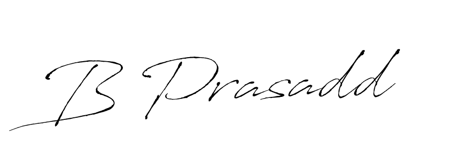 The best way (Antro_Vectra) to make a short signature is to pick only two or three words in your name. The name B Prasadd include a total of six letters. For converting this name. B Prasadd signature style 6 images and pictures png