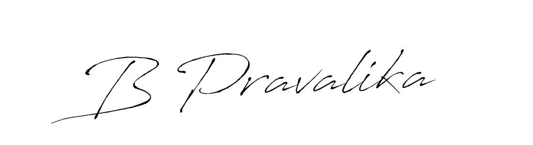 Use a signature maker to create a handwritten signature online. With this signature software, you can design (Antro_Vectra) your own signature for name B Pravalika. B Pravalika signature style 6 images and pictures png