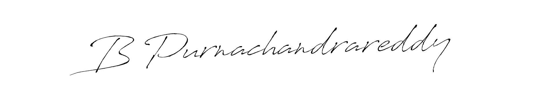 Make a short B Purnachandrareddy signature style. Manage your documents anywhere anytime using Antro_Vectra. Create and add eSignatures, submit forms, share and send files easily. B Purnachandrareddy signature style 6 images and pictures png