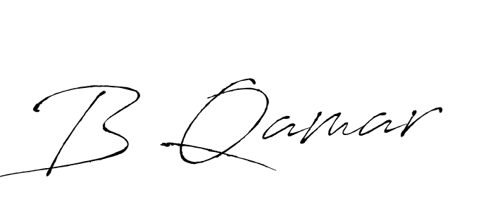 How to Draw B Qamar signature style? Antro_Vectra is a latest design signature styles for name B Qamar. B Qamar signature style 6 images and pictures png
