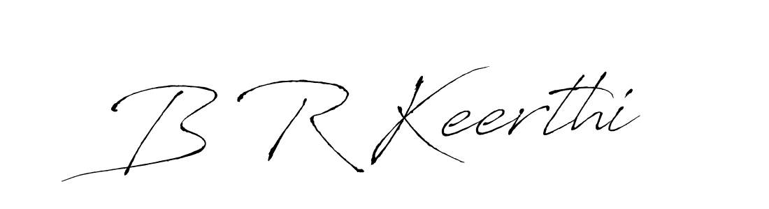 Use a signature maker to create a handwritten signature online. With this signature software, you can design (Antro_Vectra) your own signature for name B R Keerthi. B R Keerthi signature style 6 images and pictures png