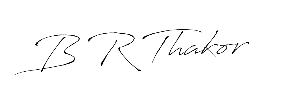 How to Draw B R Thakor signature style? Antro_Vectra is a latest design signature styles for name B R Thakor. B R Thakor signature style 6 images and pictures png