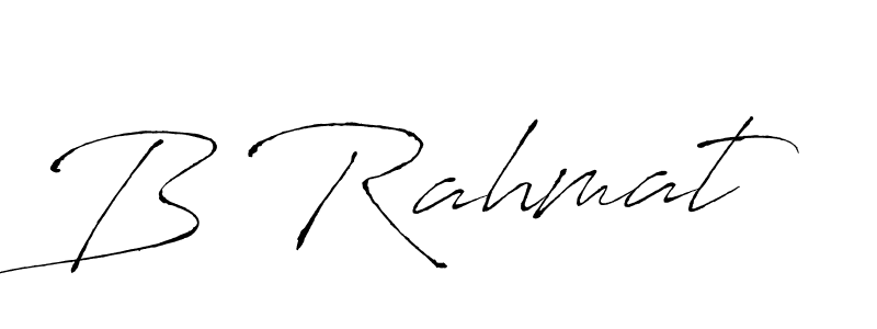 You should practise on your own different ways (Antro_Vectra) to write your name (B Rahmat) in signature. don't let someone else do it for you. B Rahmat signature style 6 images and pictures png