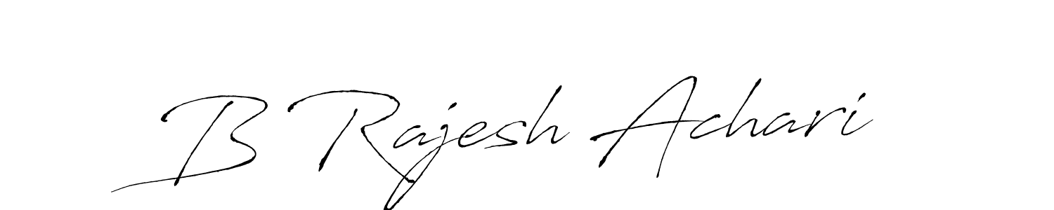 Similarly Antro_Vectra is the best handwritten signature design. Signature creator online .You can use it as an online autograph creator for name B Rajesh Achari. B Rajesh Achari signature style 6 images and pictures png