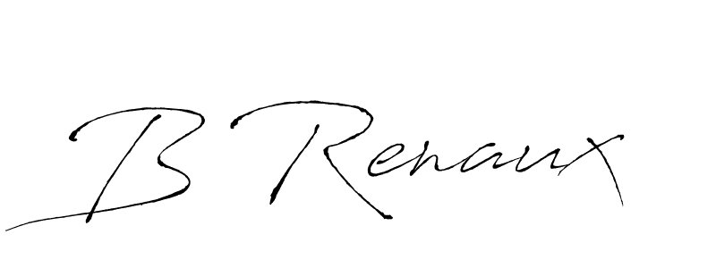 How to Draw B Renaux signature style? Antro_Vectra is a latest design signature styles for name B Renaux. B Renaux signature style 6 images and pictures png