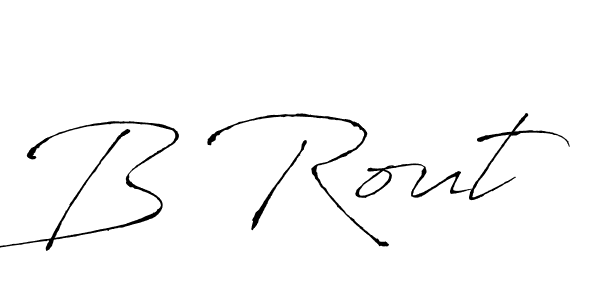 Design your own signature with our free online signature maker. With this signature software, you can create a handwritten (Antro_Vectra) signature for name B Rout. B Rout signature style 6 images and pictures png