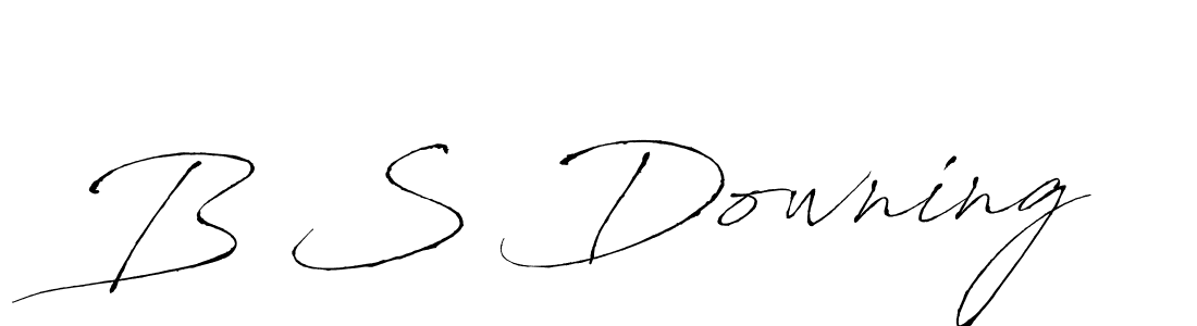 if you are searching for the best signature style for your name B S Downing. so please give up your signature search. here we have designed multiple signature styles  using Antro_Vectra. B S Downing signature style 6 images and pictures png