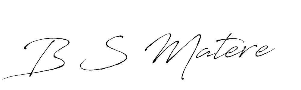 You can use this online signature creator to create a handwritten signature for the name B S Matere. This is the best online autograph maker. B S Matere signature style 6 images and pictures png
