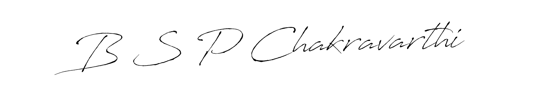 How to make B S P Chakravarthi signature? Antro_Vectra is a professional autograph style. Create handwritten signature for B S P Chakravarthi name. B S P Chakravarthi signature style 6 images and pictures png