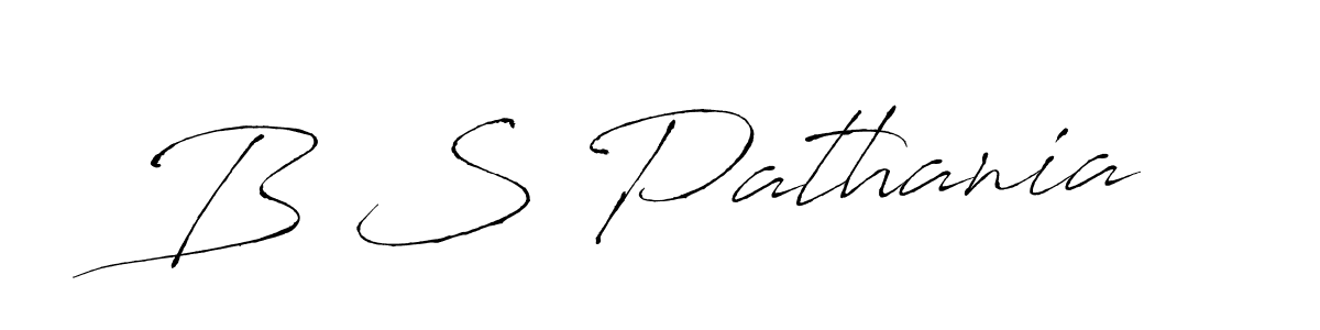 How to make B S Pathania name signature. Use Antro_Vectra style for creating short signs online. This is the latest handwritten sign. B S Pathania signature style 6 images and pictures png