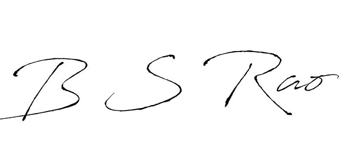 How to make B S Rao name signature. Use Antro_Vectra style for creating short signs online. This is the latest handwritten sign. B S Rao signature style 6 images and pictures png