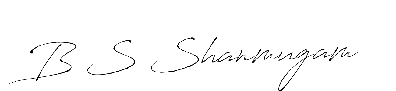 Similarly Antro_Vectra is the best handwritten signature design. Signature creator online .You can use it as an online autograph creator for name B S Shanmugam. B S Shanmugam signature style 6 images and pictures png