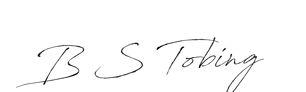 This is the best signature style for the B S Tobing name. Also you like these signature font (Antro_Vectra). Mix name signature. B S Tobing signature style 6 images and pictures png