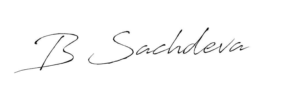 Also You can easily find your signature by using the search form. We will create B Sachdeva name handwritten signature images for you free of cost using Antro_Vectra sign style. B Sachdeva signature style 6 images and pictures png