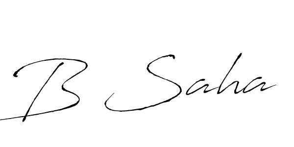 Antro_Vectra is a professional signature style that is perfect for those who want to add a touch of class to their signature. It is also a great choice for those who want to make their signature more unique. Get B Saha name to fancy signature for free. B Saha signature style 6 images and pictures png