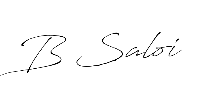 It looks lik you need a new signature style for name B Saloi. Design unique handwritten (Antro_Vectra) signature with our free signature maker in just a few clicks. B Saloi signature style 6 images and pictures png