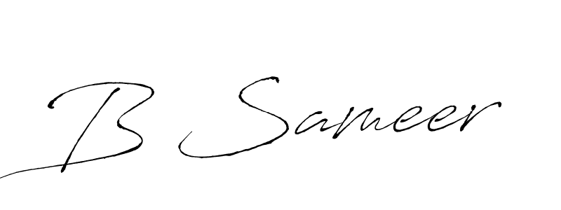 Once you've used our free online signature maker to create your best signature Antro_Vectra style, it's time to enjoy all of the benefits that B Sameer name signing documents. B Sameer signature style 6 images and pictures png