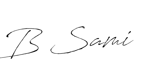 You can use this online signature creator to create a handwritten signature for the name B Sami. This is the best online autograph maker. B Sami signature style 6 images and pictures png