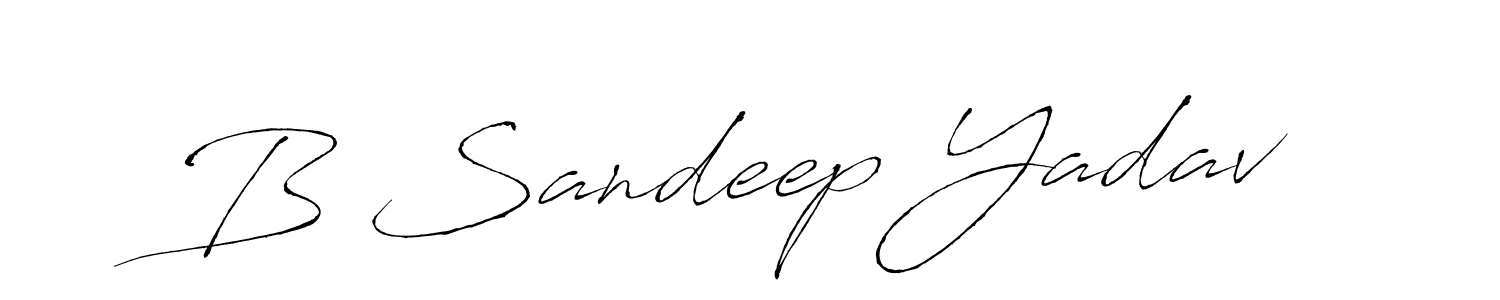 Similarly Antro_Vectra is the best handwritten signature design. Signature creator online .You can use it as an online autograph creator for name B Sandeep Yadav. B Sandeep Yadav signature style 6 images and pictures png