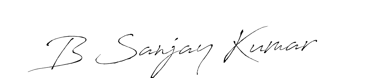if you are searching for the best signature style for your name B Sanjay Kumar. so please give up your signature search. here we have designed multiple signature styles  using Antro_Vectra. B Sanjay Kumar signature style 6 images and pictures png