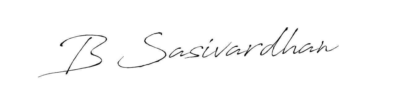 Also we have B Sasivardhan name is the best signature style. Create professional handwritten signature collection using Antro_Vectra autograph style. B Sasivardhan signature style 6 images and pictures png