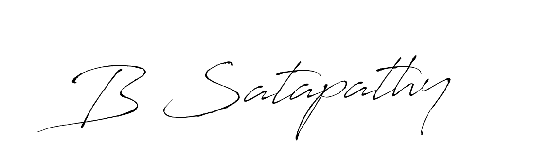 Also You can easily find your signature by using the search form. We will create B Satapathy name handwritten signature images for you free of cost using Antro_Vectra sign style. B Satapathy signature style 6 images and pictures png