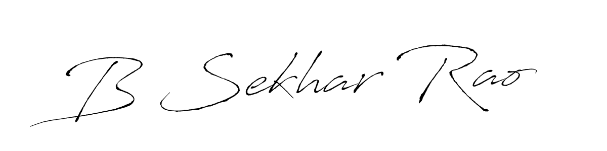 Antro_Vectra is a professional signature style that is perfect for those who want to add a touch of class to their signature. It is also a great choice for those who want to make their signature more unique. Get B Sekhar Rao name to fancy signature for free. B Sekhar Rao signature style 6 images and pictures png