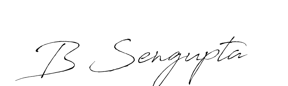 if you are searching for the best signature style for your name B Sengupta. so please give up your signature search. here we have designed multiple signature styles  using Antro_Vectra. B Sengupta signature style 6 images and pictures png
