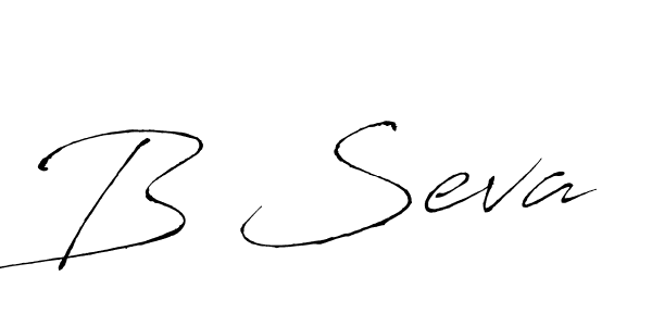 Once you've used our free online signature maker to create your best signature Antro_Vectra style, it's time to enjoy all of the benefits that B Seva name signing documents. B Seva signature style 6 images and pictures png