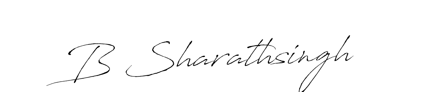 B Sharathsingh stylish signature style. Best Handwritten Sign (Antro_Vectra) for my name. Handwritten Signature Collection Ideas for my name B Sharathsingh. B Sharathsingh signature style 6 images and pictures png