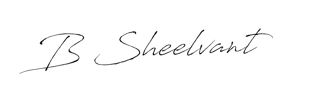 How to make B Sheelvant signature? Antro_Vectra is a professional autograph style. Create handwritten signature for B Sheelvant name. B Sheelvant signature style 6 images and pictures png