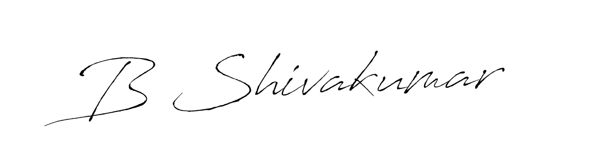 Antro_Vectra is a professional signature style that is perfect for those who want to add a touch of class to their signature. It is also a great choice for those who want to make their signature more unique. Get B Shivakumar name to fancy signature for free. B Shivakumar signature style 6 images and pictures png
