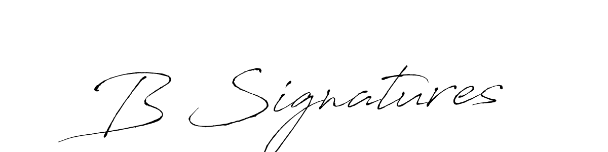 Similarly Antro_Vectra is the best handwritten signature design. Signature creator online .You can use it as an online autograph creator for name B Signatures. B Signatures signature style 6 images and pictures png
