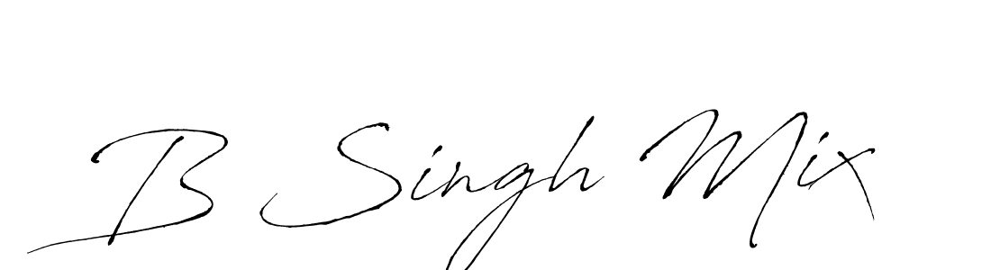 Make a beautiful signature design for name B Singh Mix. Use this online signature maker to create a handwritten signature for free. B Singh Mix signature style 6 images and pictures png