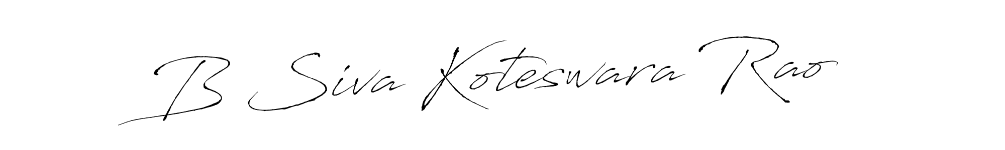 It looks lik you need a new signature style for name B Siva Koteswara Rao. Design unique handwritten (Antro_Vectra) signature with our free signature maker in just a few clicks. B Siva Koteswara Rao signature style 6 images and pictures png