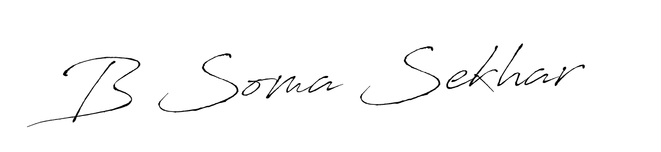 if you are searching for the best signature style for your name B Soma Sekhar. so please give up your signature search. here we have designed multiple signature styles  using Antro_Vectra. B Soma Sekhar signature style 6 images and pictures png