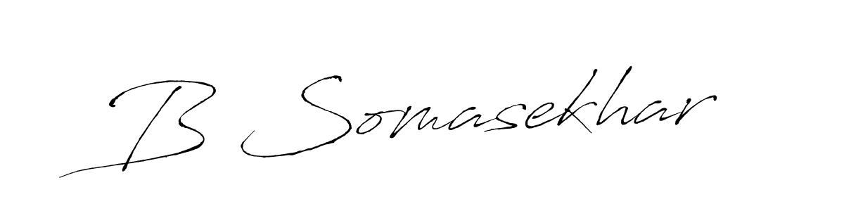 You should practise on your own different ways (Antro_Vectra) to write your name (B Somasekhar) in signature. don't let someone else do it for you. B Somasekhar signature style 6 images and pictures png
