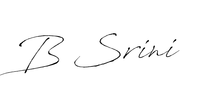 Similarly Antro_Vectra is the best handwritten signature design. Signature creator online .You can use it as an online autograph creator for name B Srini. B Srini signature style 6 images and pictures png