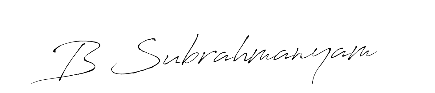 How to Draw B Subrahmanyam signature style? Antro_Vectra is a latest design signature styles for name B Subrahmanyam. B Subrahmanyam signature style 6 images and pictures png