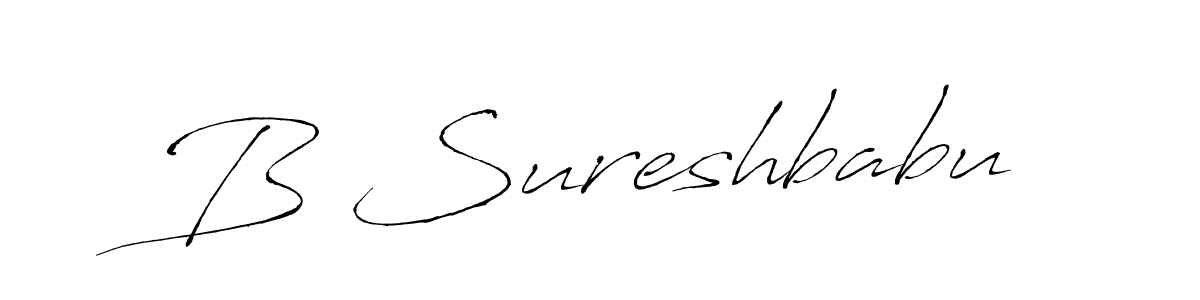 Best and Professional Signature Style for B Sureshbabu. Antro_Vectra Best Signature Style Collection. B Sureshbabu signature style 6 images and pictures png