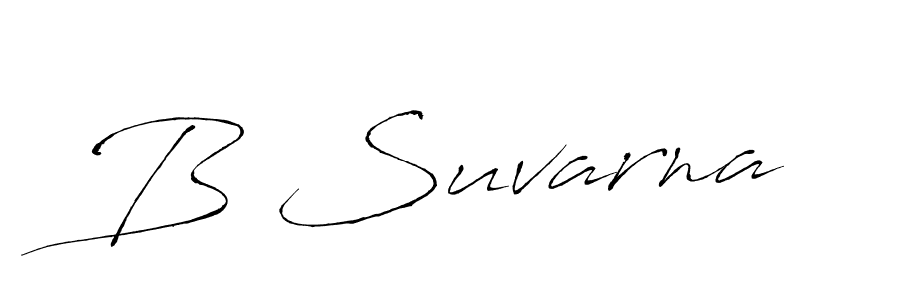 How to Draw B Suvarna signature style? Antro_Vectra is a latest design signature styles for name B Suvarna. B Suvarna signature style 6 images and pictures png