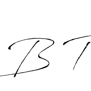 You should practise on your own different ways (Antro_Vectra) to write your name (B T) in signature. don't let someone else do it for you. B T signature style 6 images and pictures png