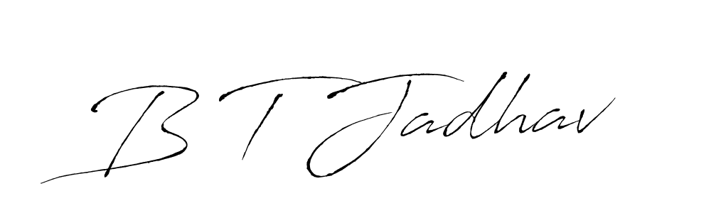 Similarly Antro_Vectra is the best handwritten signature design. Signature creator online .You can use it as an online autograph creator for name B T Jadhav. B T Jadhav signature style 6 images and pictures png