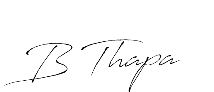 It looks lik you need a new signature style for name B Thapa. Design unique handwritten (Antro_Vectra) signature with our free signature maker in just a few clicks. B Thapa signature style 6 images and pictures png