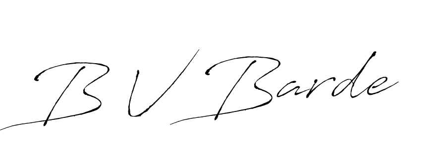 Make a beautiful signature design for name B V Barde. Use this online signature maker to create a handwritten signature for free. B V Barde signature style 6 images and pictures png