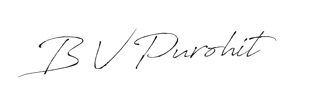 It looks lik you need a new signature style for name B V Purohit. Design unique handwritten (Antro_Vectra) signature with our free signature maker in just a few clicks. B V Purohit signature style 6 images and pictures png