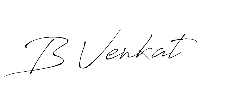 B Venkat stylish signature style. Best Handwritten Sign (Antro_Vectra) for my name. Handwritten Signature Collection Ideas for my name B Venkat. B Venkat signature style 6 images and pictures png