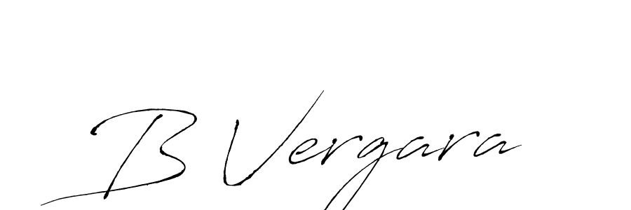 Antro_Vectra is a professional signature style that is perfect for those who want to add a touch of class to their signature. It is also a great choice for those who want to make their signature more unique. Get B Vergara name to fancy signature for free. B Vergara signature style 6 images and pictures png